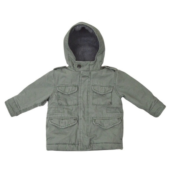 GAP Other - Baby GAP 3 in 1 Warm Fleece Lined Parka/Field Jacket, Desert Cactus Green 18-24M
